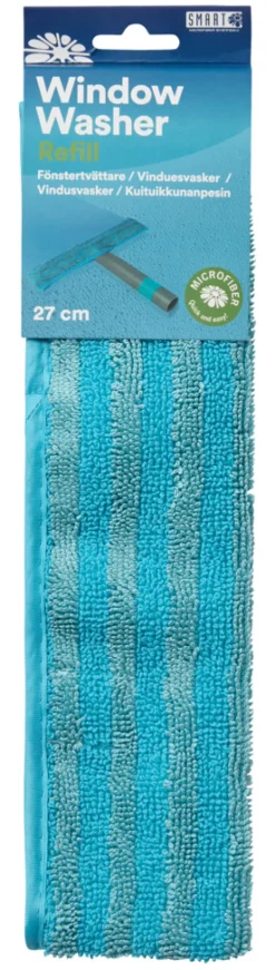 Smart Microfiber System Refill til vindusvasker 25 cm med klikk-system – Smart | Rengjøringsartikler