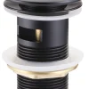 REN bunnventil pop-up svart 1 1/4" | Reservedeler Til Servanter