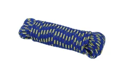 Rep 6 mm x 15 meter blått/gult | Tau & Snor