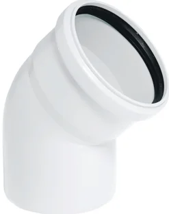 Rørbøyning hvit PP 32 x 30 gr | Avløpsrør