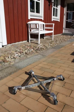 Garden Rullevogn til parasollfot og krukker - ® | Sesongavslutning|Parasoller Og Markiser