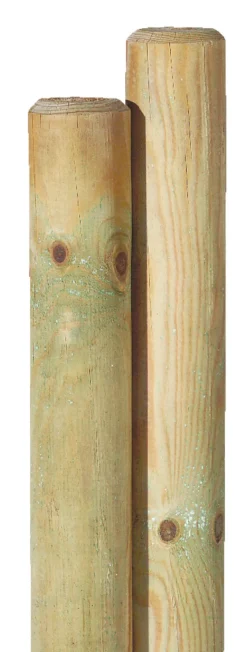 Rund stolpe Ø 7 x 240 cm | Stolper & Påler