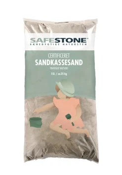 Safestone by ZURFACE Sandkassesand sertifisert 15 liter/25 kg | Sand & Grus