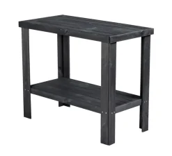 Sidebord i tre med 1 hylle 90 x 45 cm | Sesongavslutning|Øvrige Hagemøbler