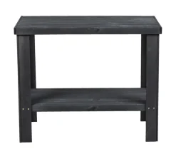 Sidebord i tre med 1 hylle 90 x 45 cm | Sesongavslutning|Øvrige Hagemøbler