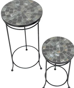 Sunlife Sidebord Rom mosaikk 2 stk. - ® | Boliginnredning|Øvrige Hagemøbler