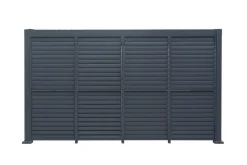 Outfit Sidepanel med justerbare lameller til pergola 4 meter - | Paviljonger & Partytelt