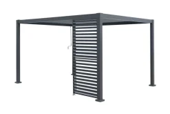 Outfit Sidepanel med justerbare lameller til pergola 4 meter - | Paviljonger & Partytelt