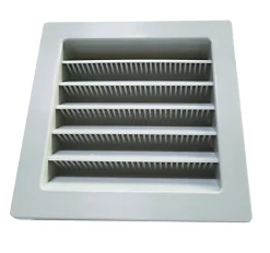 Sjalusirist 15 x 15 cm hvit | Ventilasjon