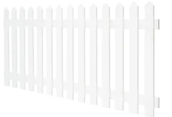 Skagen stakittgjerde 180 x 80 cm hvit | Gjerder