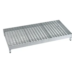 Skraperist galvanisert stål 80 x 40 cm | Dørmatter