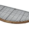Skraperist stål m/trekant halvmåne 80 x 40 cm | Dørmatter