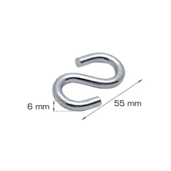Home it S-krok 6 mm - 2 stk. | Kjettinger & Vaiere