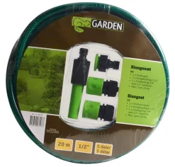 Garden Slangesett med 5 deler - | Hageslanger Og Tilbehør