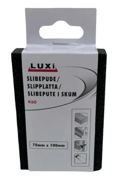 Luxi Slipesvamp korn 60, 70x100 mm - | Sandpapir