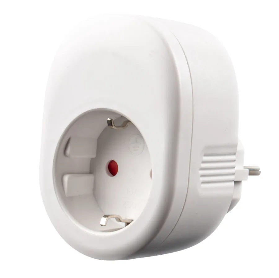 Elworks Smart uttak WiFi hvit m/jord | Smart Stikkontakter & Sensorer