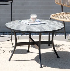 Sunlife Sofa/loungebord Rom mosaikk Ø76 cm - ® | Hagebord|Loungemøbler