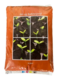 Så- og kaktusjord 9 liter | Jord