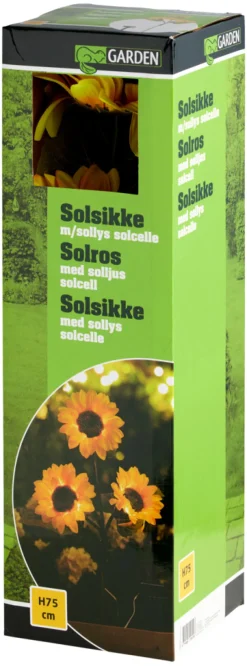Garden Solcelleblomst Solsikke – ® | Dekorativ Belysning - Utendørs|Solcellelamper