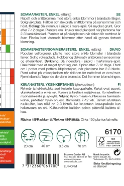 Weibulls Sommerasters "Mix" | Frø