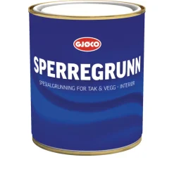 Gjøco Sperregrunn hvit base 0,68 liter - | Grunning