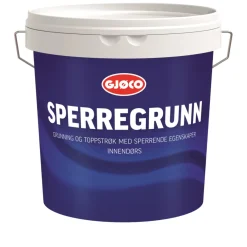 Gjøco Sperregrunn hvit base 2,7 liter - | Grunning