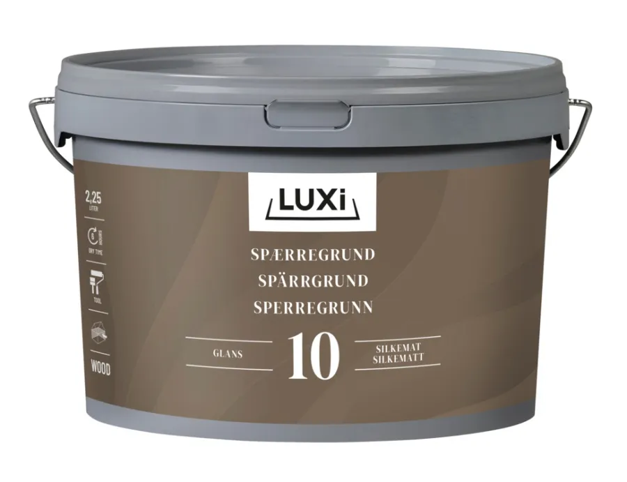 Luxi Sperregrunning til tre 2,25 liter - | Grunning