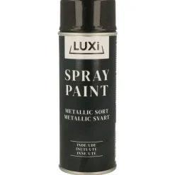 Luxi Spraymaling metallic svart 400 ml - | Spraymaling
