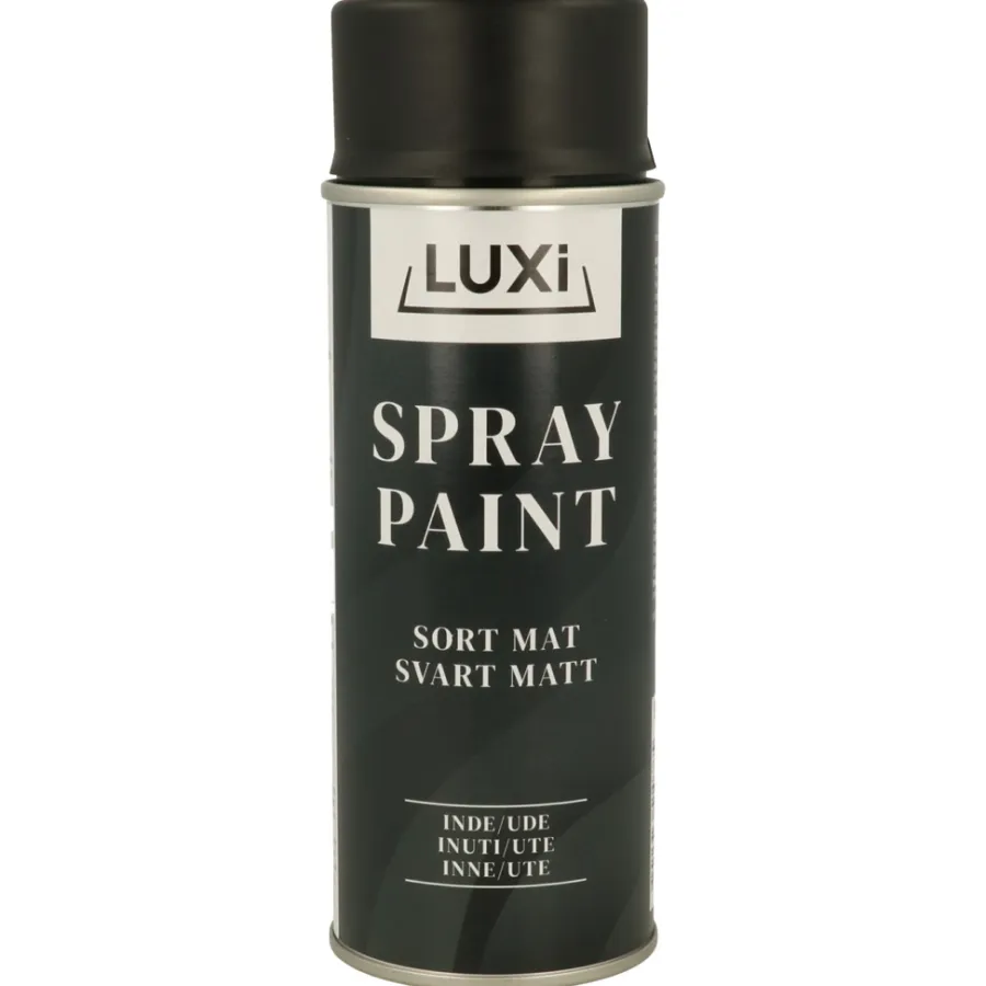 Luxi Spraymaling svart matt 400 ml - | Spraymaling