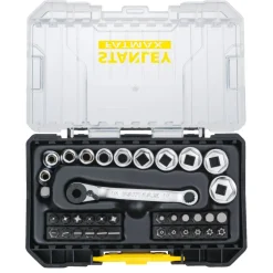 Stanley Fatmax bits-/pipenøkkelsett 37 deler | Bor & Bits