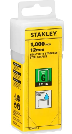 Stanley stifter type G 12 mm 1000 stk. | Stiftepistoler