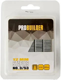 Probuilder Stifter 12 mm 1000 stk. - | Øvrig Tilbehør