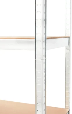 Stålreol galvanisert m/5 hyller - 90 x 180 x 45 cm | Arbeidsbord & Reoler