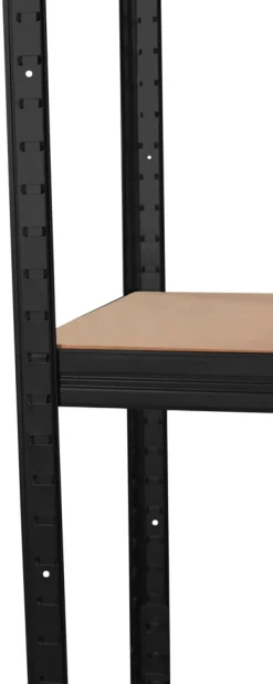 Stålreol 4 hyller - 125 kg pr. hylle | Arbeidsbord & Reoler