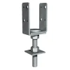 Boke Stolpesko justerbar 70-78 mm 3" | Bygningsbeslag
