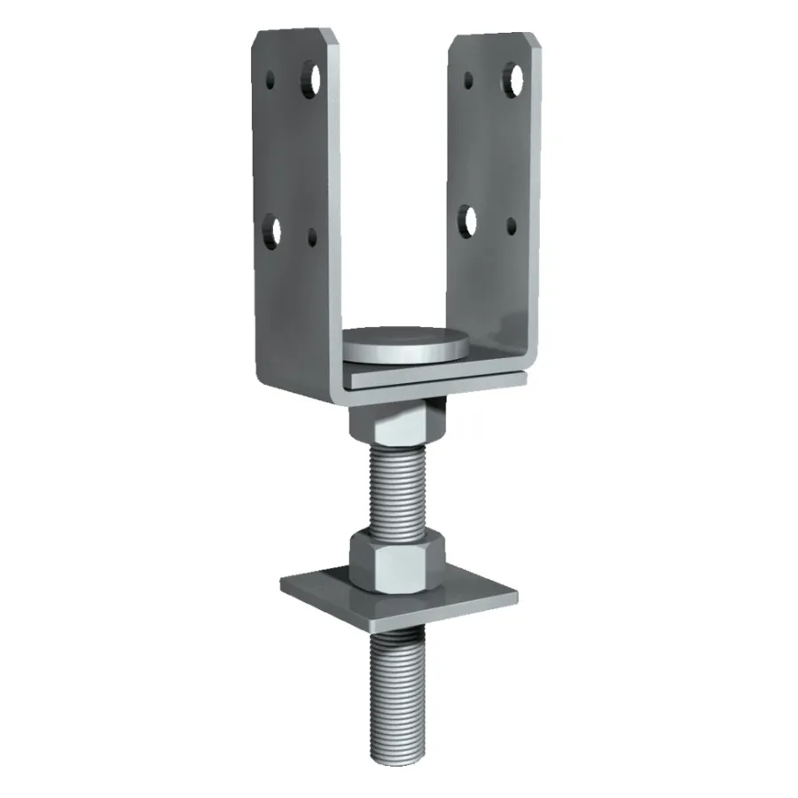 Boke Stolpesko justerbar 70-78 mm 3" | Bygningsbeslag