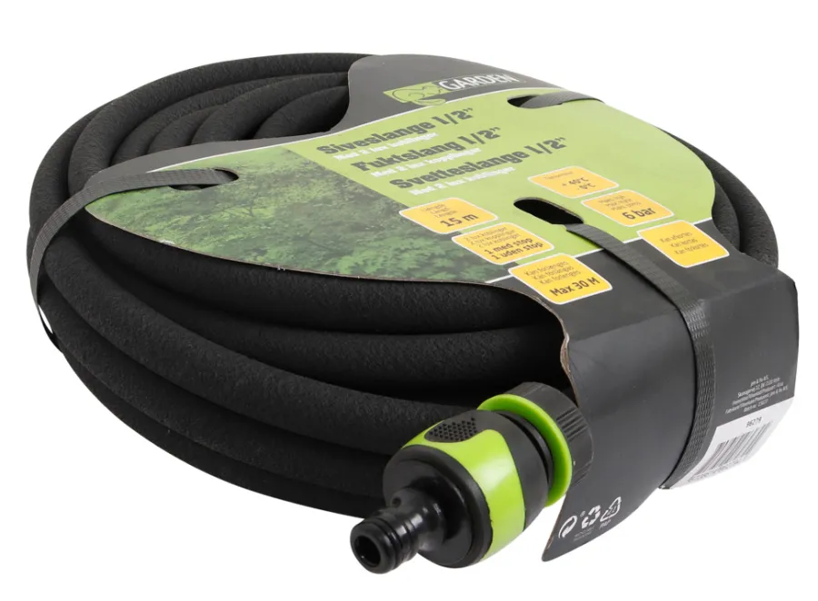 Garden Svetteslange 1/2" med 2 Lux-koblinger 15 meter – ® | Hageslanger Og Tilbehør