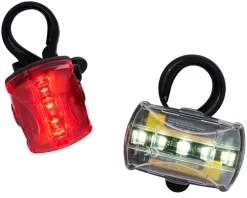 Bikezone Sykkellyktsett LED - | Sykkellykter