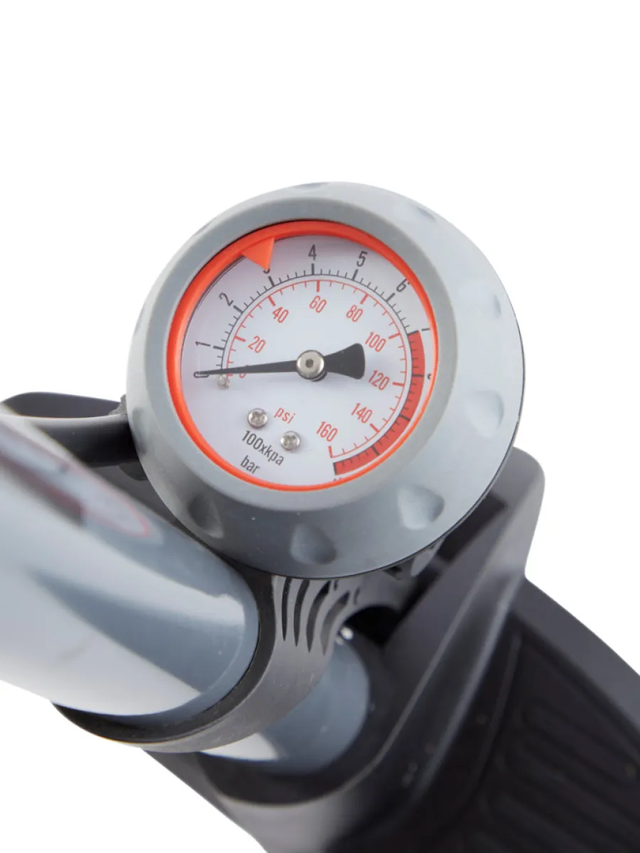 Bikezone Sykkelpumpe m/manometer | Sykkelreparasjon & Lappesaker