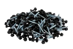Takskrue m/vinger svart 4,8 x 35 mm | Takplater