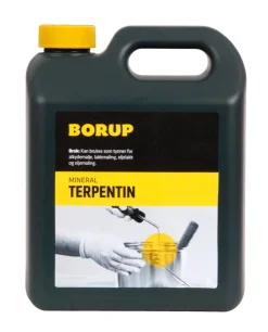 Borup Terpentin mineralsk 2,5 liter | Øvrige Kjemikalier