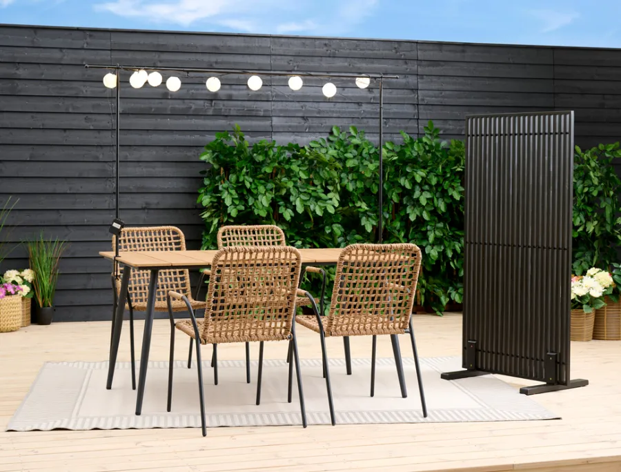 Sunlife Terrasseavskjerming New York akasie – ® | Sesongavslutning|Levegger