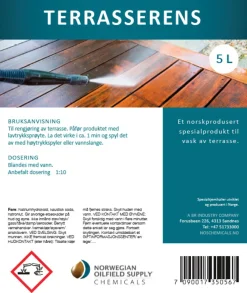 NOS Terrasserens 5 liter | Tre-, Flise- Og Murrens