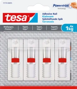 Tesa ® limspiker til tapet og gips 1 kg – 4 stk. | Limspiker