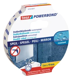 Tesa Powerbond Speil monteringstape 19 mm x 5 meter | Tape