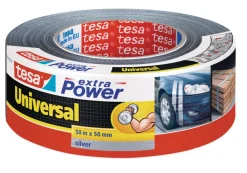 Tesa Universal gaffatape sølv 50 mm x 50 meter | Tape