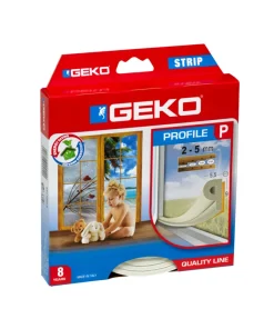 Tetningslist P-profil - 9 x 5,5 mm - 6 m | Tetningslister