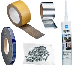 Rias Tilbehørspakke for termotak 10 mm - | Takplater