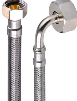 Tilkoblingsslange Kombi Flex 3/4" x 1/2" 80 cm | Dusjhoder & -Slanger
