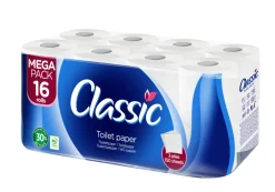 Classic Toalettpapir 16 ruller - | Husholdningsartikler